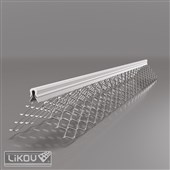 LIKOV Roh s PVC hranou - tahokov CATNIC PZE-RTC pro omítky tl. 15mm délka 3m